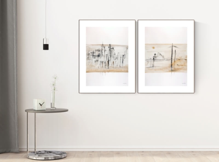 zestaw obrazów 50x70, abstrakcja