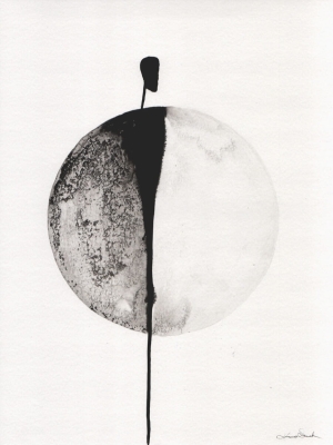 zestaw 2 grafik 30 x 40 cm, abstrakcja