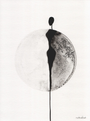 zestaw 2 grafik 30 x 40 cm, abstrakcja