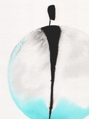zestaw 2 grafik 30 x 40 cm, abstrakcja