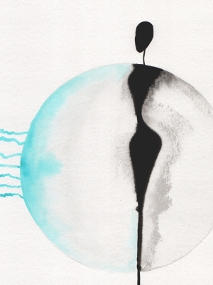 zestaw 2 grafik 30 x 40 cm, abstrakcja