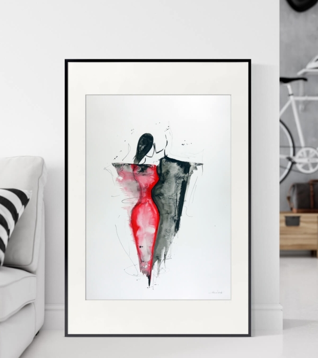 nowoczesne obrazy 50/70 abstrakcja do salonu
