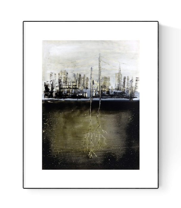 Obrazy nowoczesne abstrakcja loft, ręcznie malowane