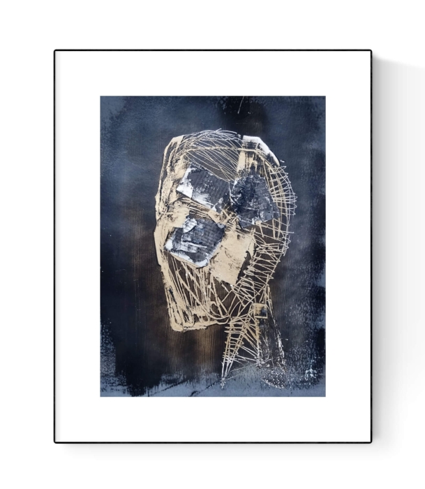 Obrazy nowoczesne abstrakcja ze złotem, malarstwo współczesne