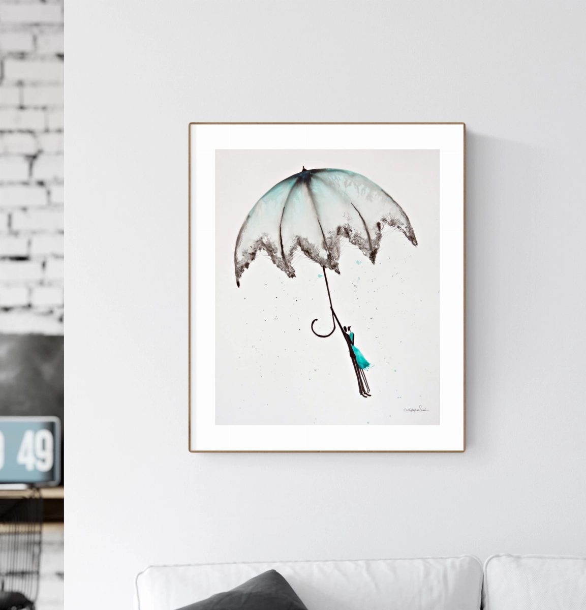 abstrakcja parasol