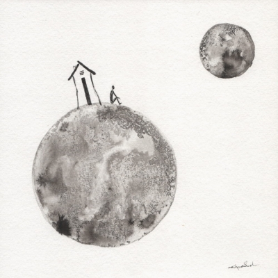 Zestaw 3 grafika 20x20 tryptyk pionowy