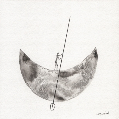 Zestaw 3 grafika 20x20 tryptyk pionowy