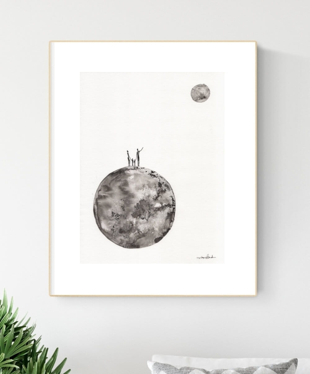 Oryginalna grafika artystyczna 30x40