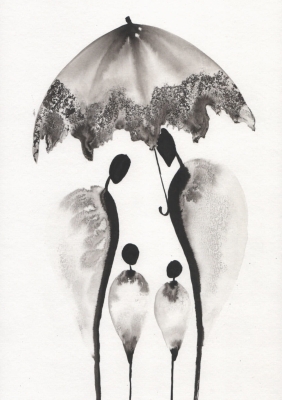 Zestaw 2 grafik 21x30 cm