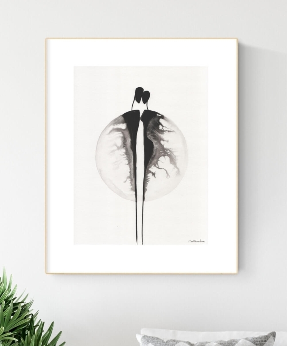 Oryginalna grafika artystyczna 30x40 