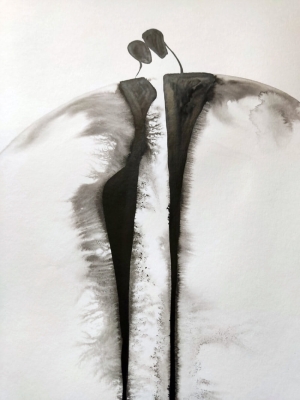 Obrazy czarno- białe w ramie do salonu, grafiki na ścianę do sypialni, nowoczesne