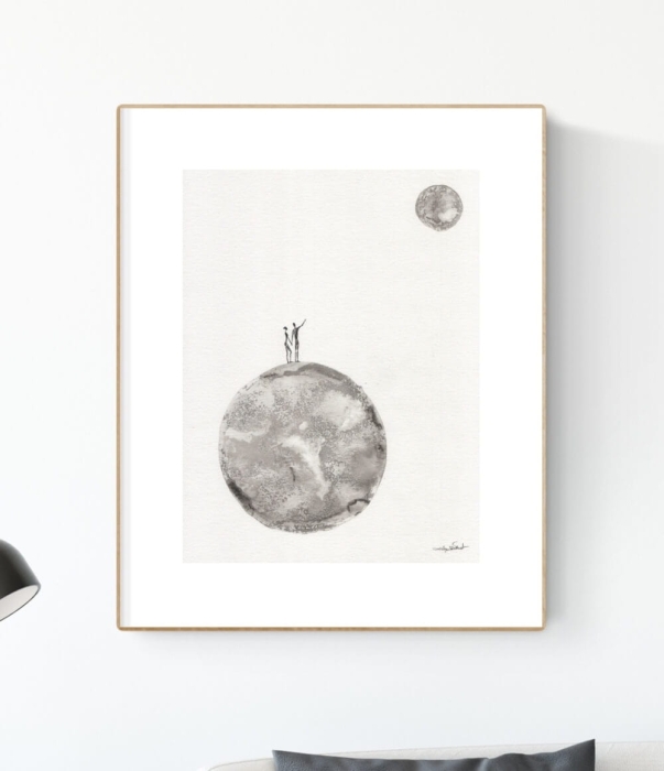 Oryginalna grafika artystyczna 30x40