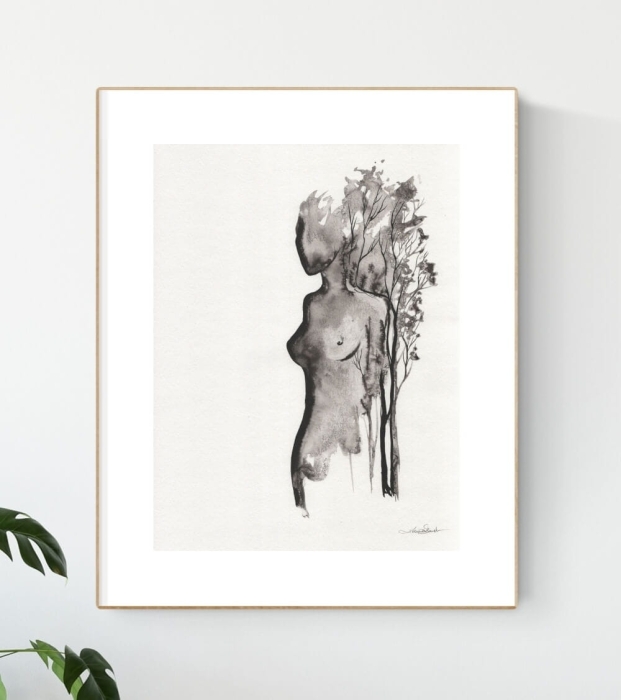 Oryginalna grafika artystyczna 30x40 