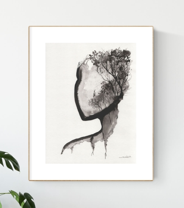 Oryginalna grafika artystyczna 30x40