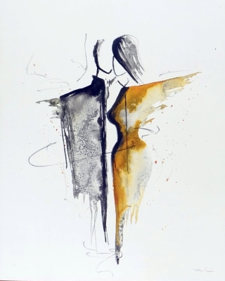 Nowoczesne grafiki na ścianę do salonu, plakaty minimal-art galeria ścienna