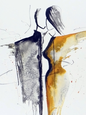 Nowoczesne grafiki na ścianę do salonu, plakaty minimal-art galeria ścienna
