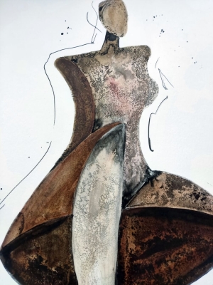 zestaw 2 obrazów 40 x 50 cm, minimalizm