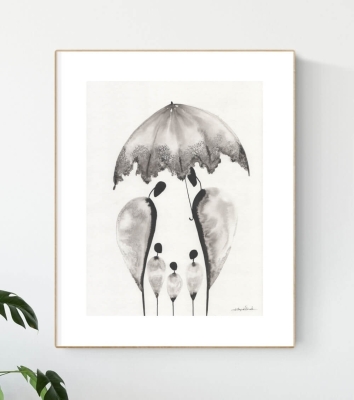 Elegancki minimalizm - grafika 30x40 cm