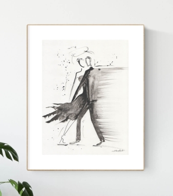 Elegancki minimalizm - grafika 30x40 cm