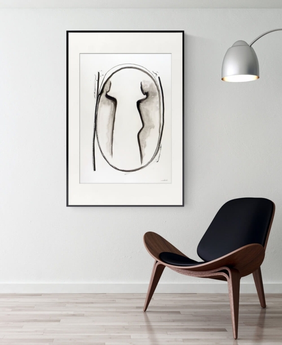 Minimalistyczny obraz 50x70 elegancki do salonu