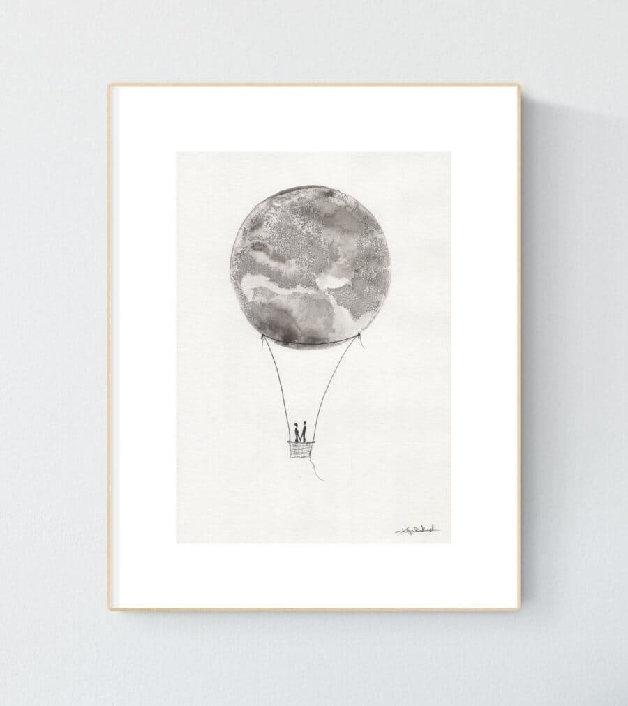 Obrazy grafiki na ścianę 21x30 elegancki minimalizm