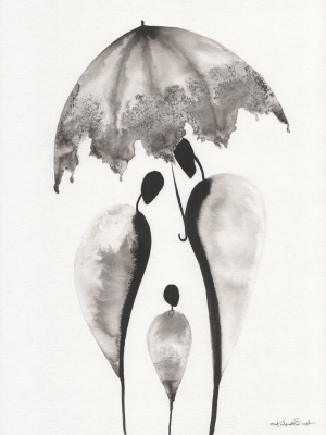 Elegancka grafika 30x40 czarno-biała