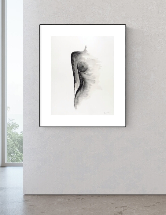Grafika, obraz na ścianę do salonu 40x50 akt