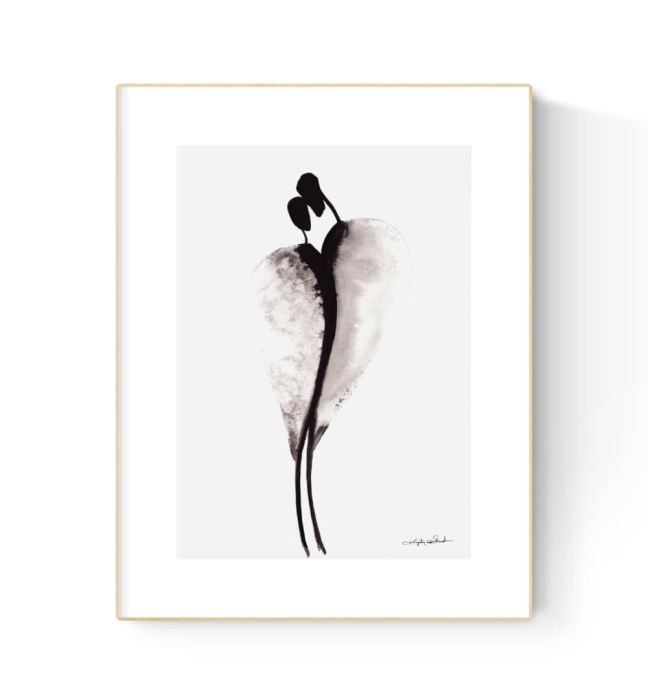Obrazy grafiki na ścianę 21x30 elegancki minimalizm