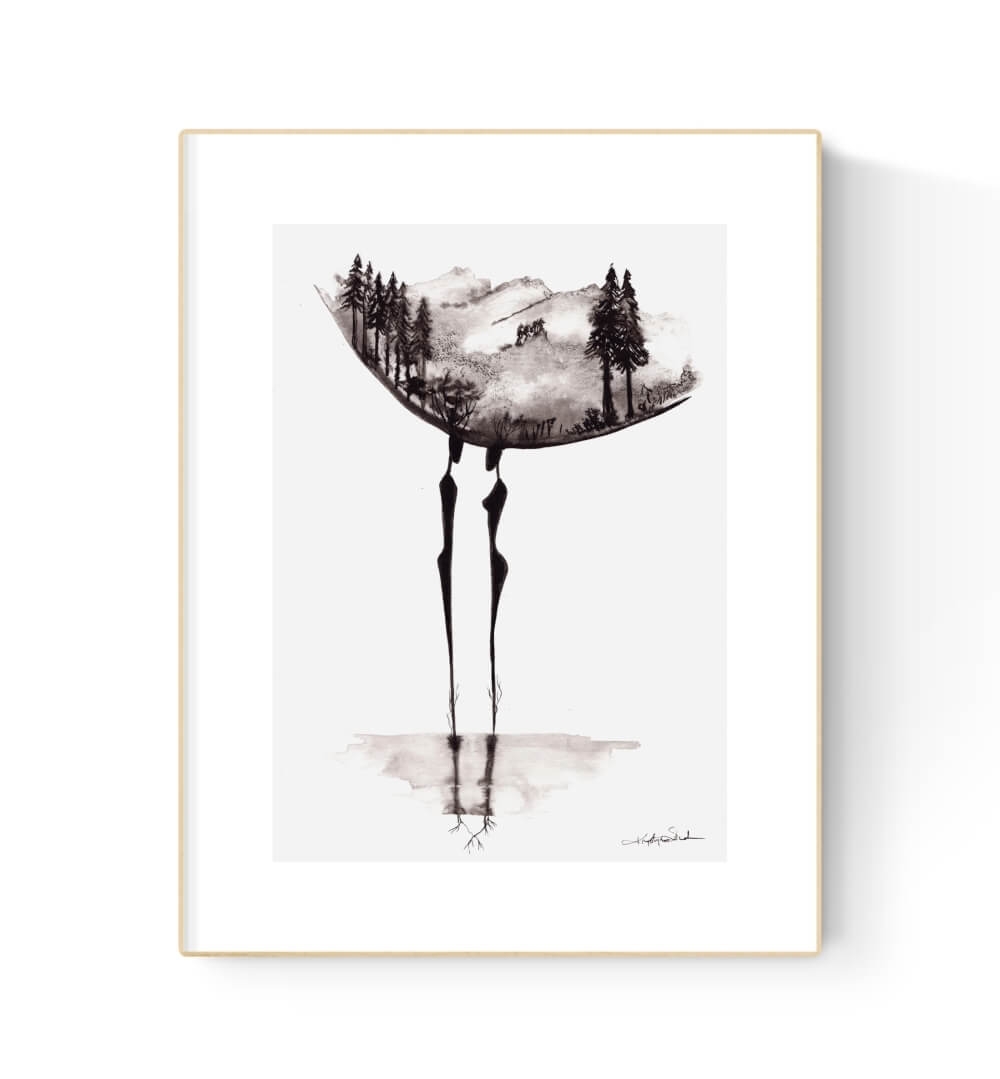 grafika-gory-oryginalan-grafika-na-sciane