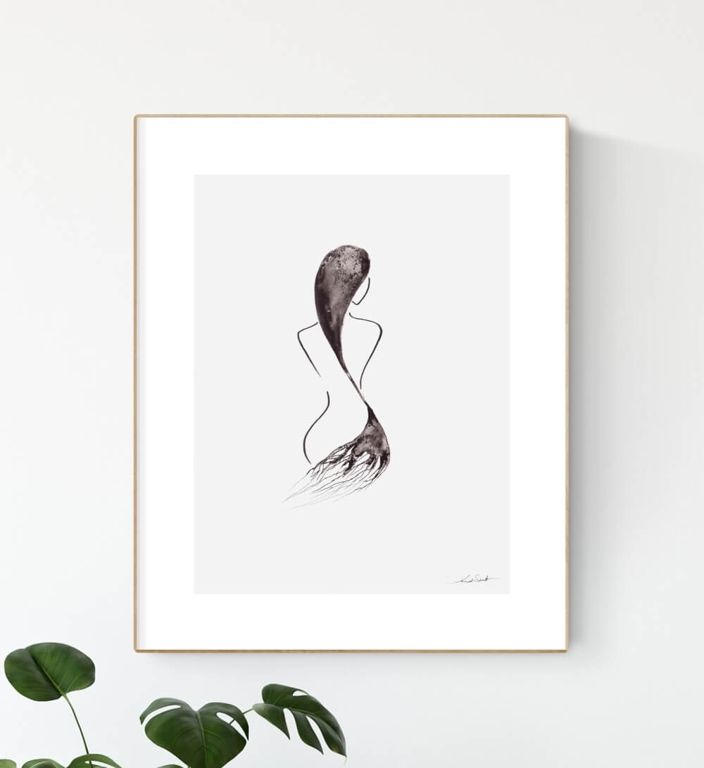 elegancka-grafika-czarno-biala-na-sciane-kobieta-do-sypialni