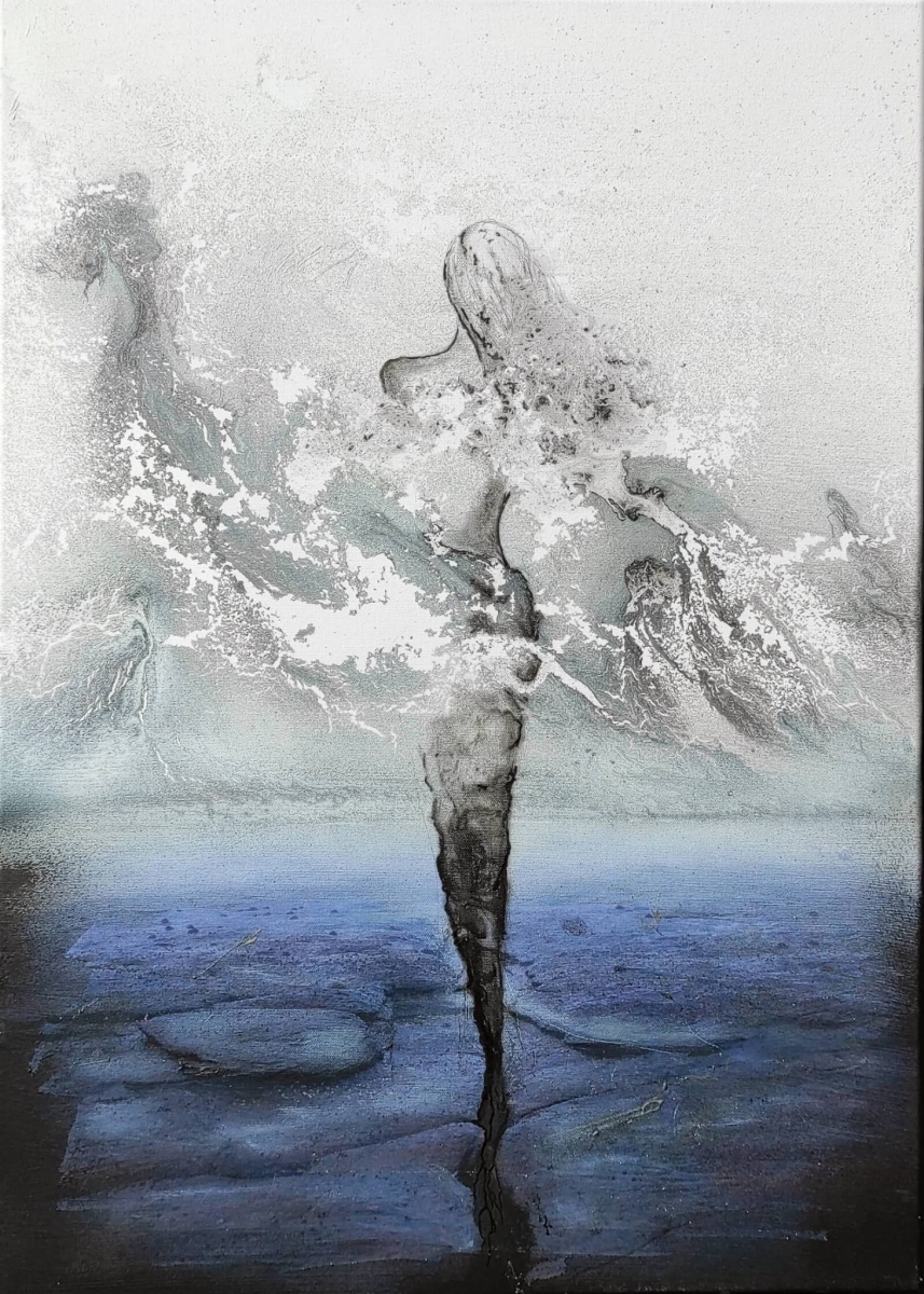 surrealistyczne-obrazy-recznie-malowane-Kobieta-zywioly