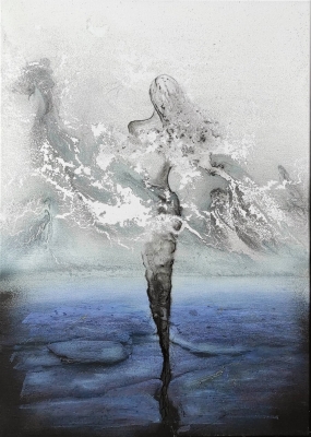 surrealistyczne-obrazy-recznie-malowane-Kobieta-zywioly