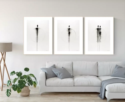 recznie-malowane-obrazy-czarno-biale-minimal-art