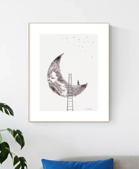 Grafiki czarno-białe, artystyczne 30x40 na ścianę