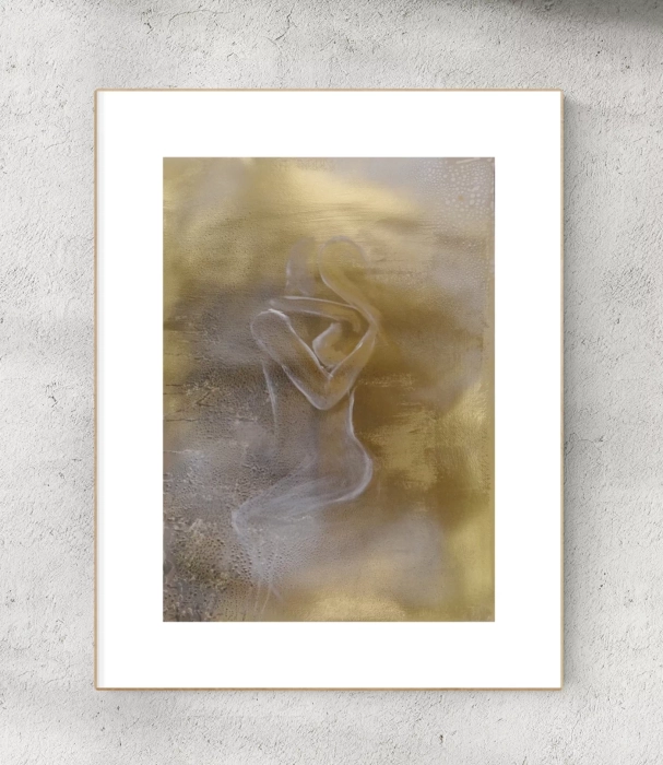 Obraz akt, nwoczesna abstrakcja