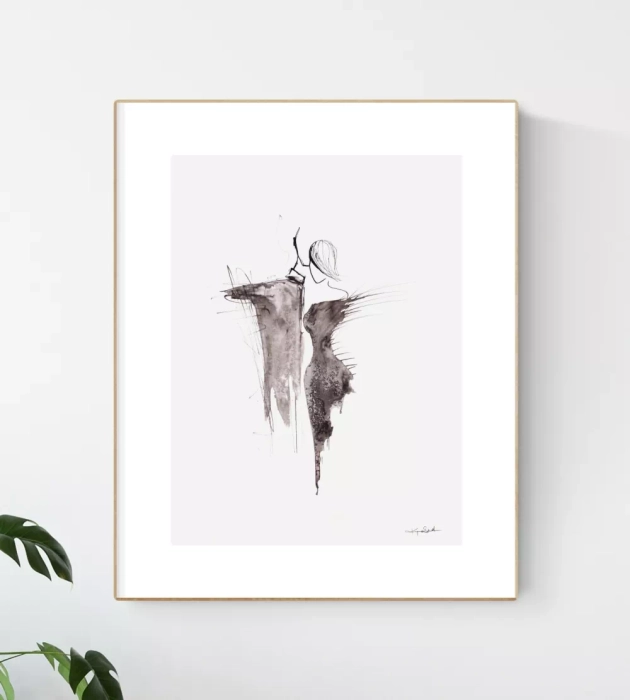 Grafiki czarno-białe, artystyczne 30x40 na ścianę 