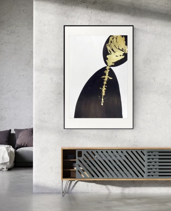 Duża abstrakcja grafika 70x100 
