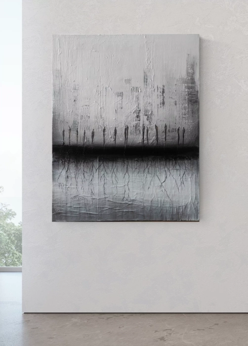 Point of Balance obraz na płótnie 80x100