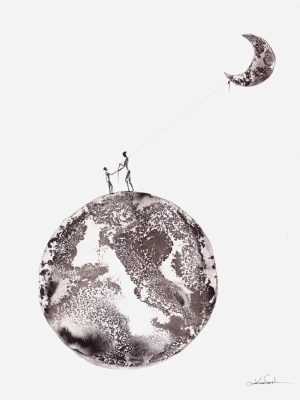 dyptyk-z-ksiezycem-i-symbolika-matki-oryginalne-grafiki-artystyczn