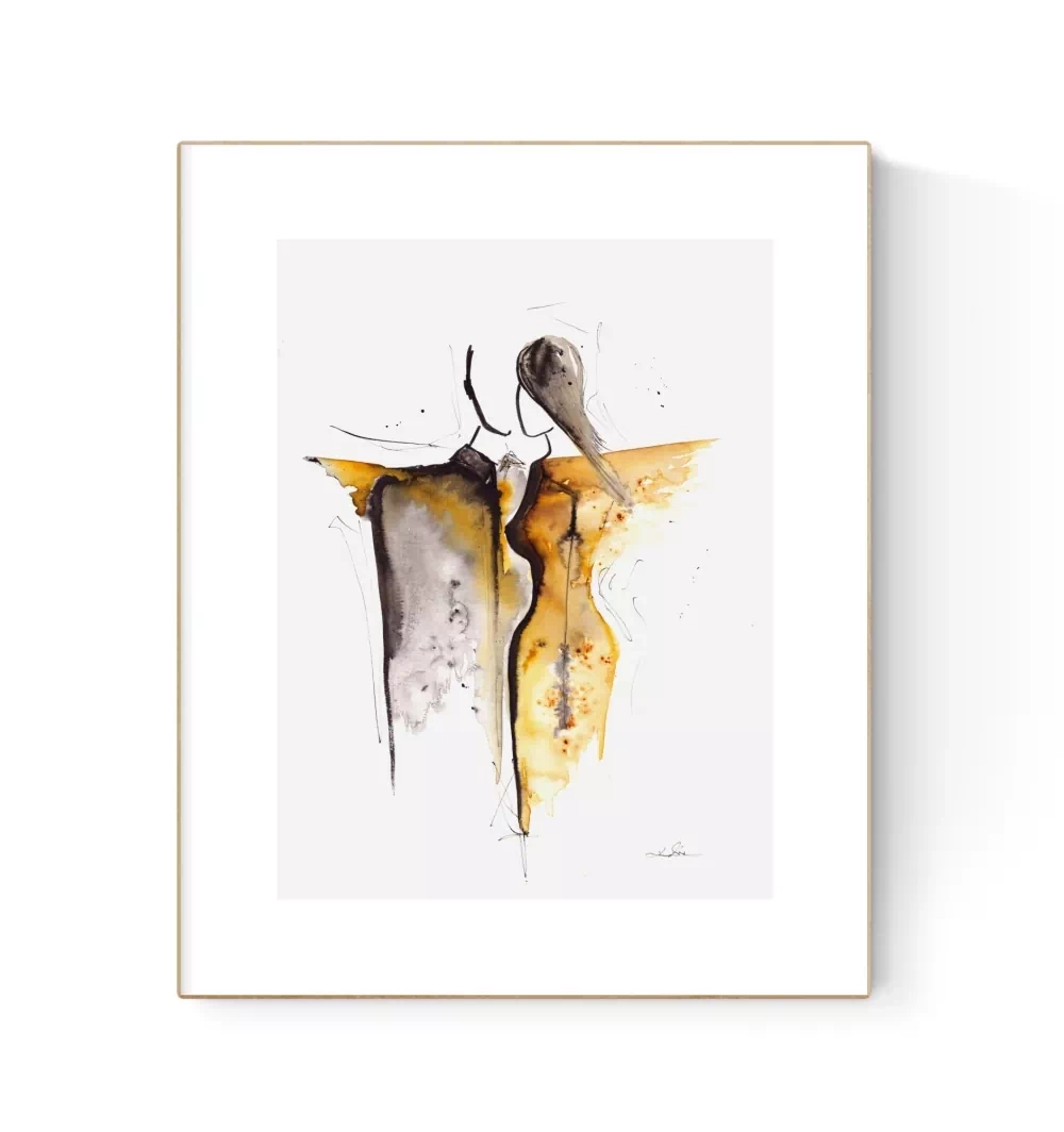 grafika-artystyczna-30x40-abstrakcyjna-w-odcieniach-bursztynu