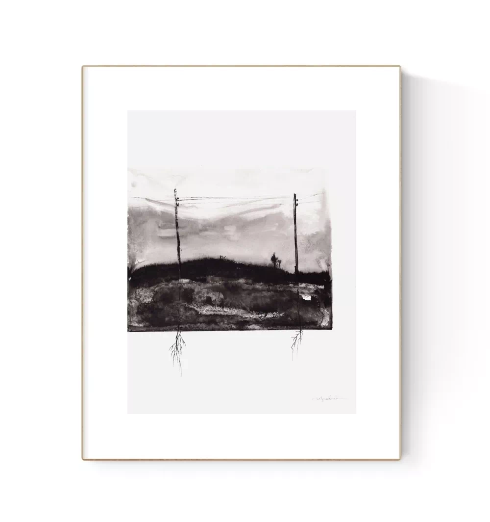 minimal-art-pejzaz-oryginalna-grafika-pejzaz-abstrakcyjny