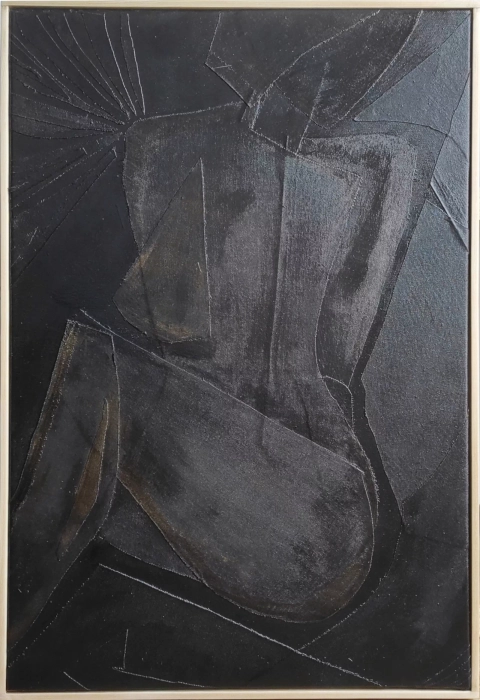 Essence, obraz w ramie czerń i szlachetny brąz 