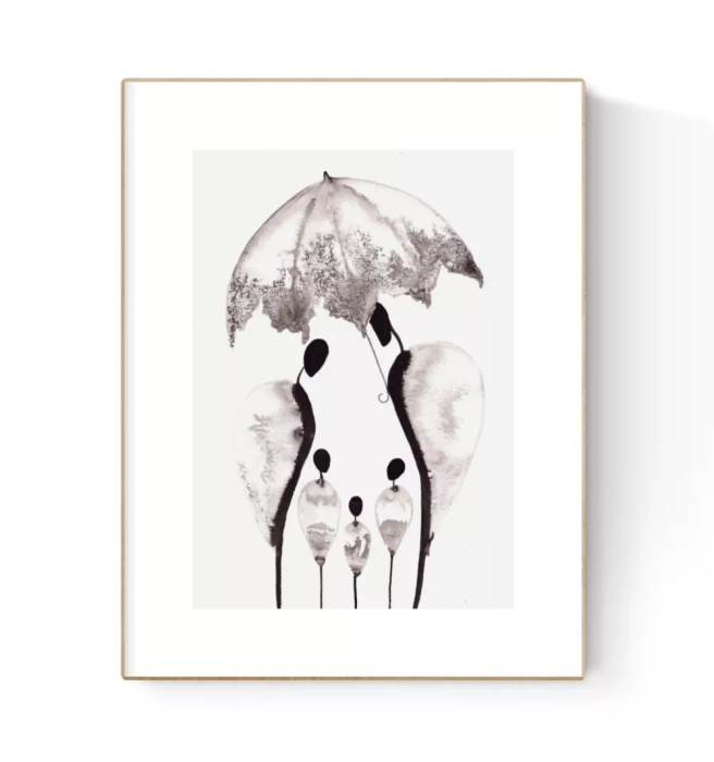 Oryginalna grafika artystyczna A4 21x30 cm 