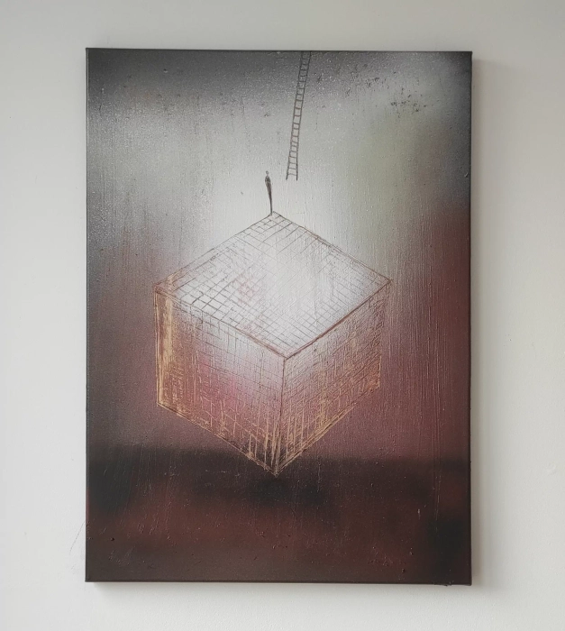 Obraz olejny na płótnie, surrealizm