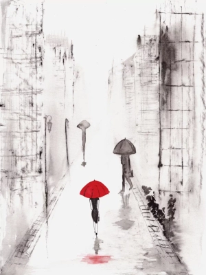 ulica-w-deszczu-czerwony-parasol