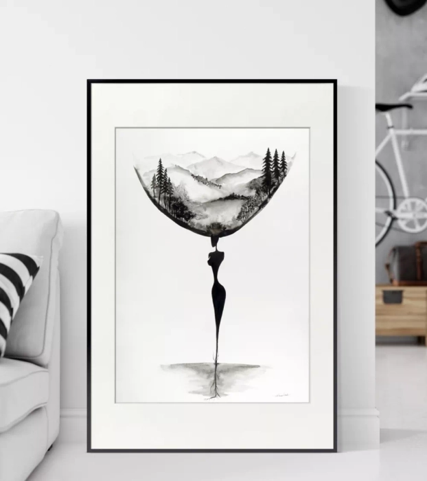 Duże grafiki na ścianę 50x70