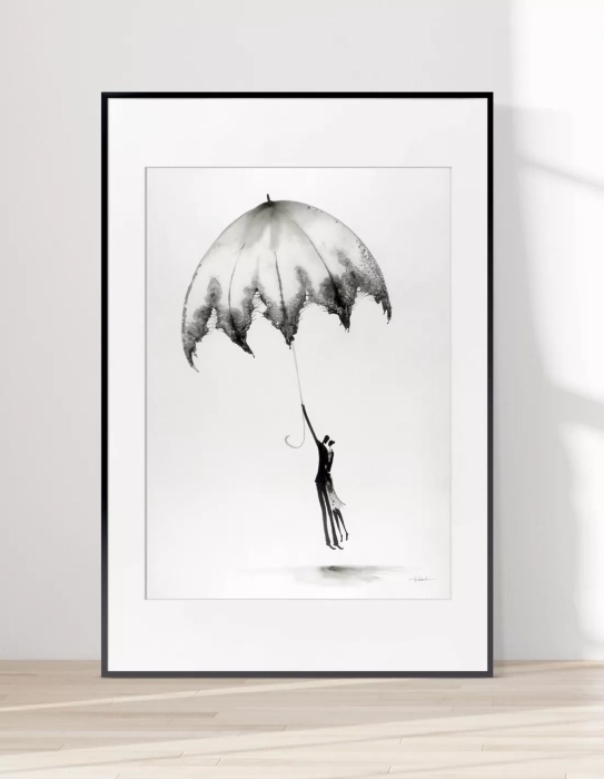 Grafika artystyczna 50x70 Rain