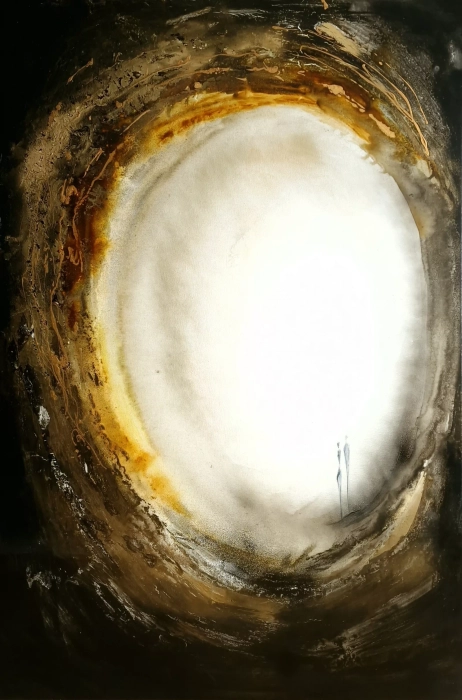 Obraz olejny 100x150 MISTY No.14