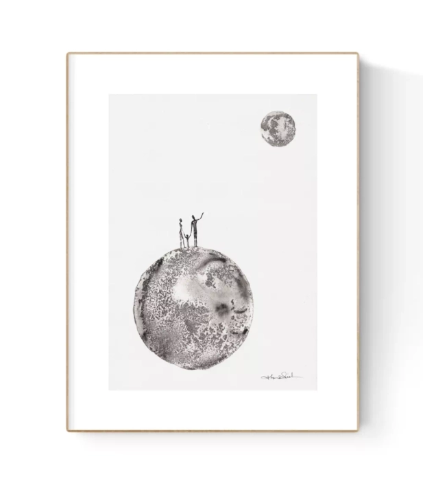 Grafika artystyczna tuszem A4 