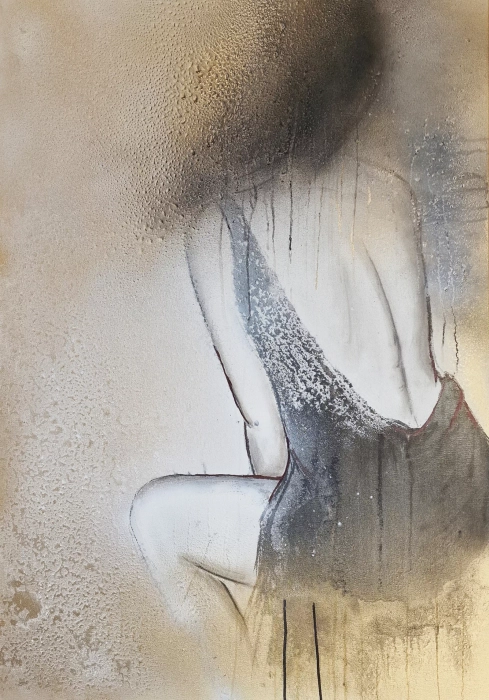 Obrazy akty na płótnie, nowoczesna abstrakcja Akt no.3